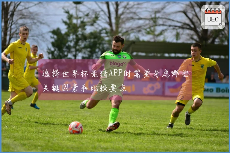 选择世界杯竞猜APP时需要考虑哪些关键因素和比较要点
