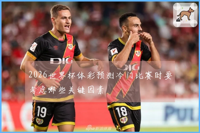 2026世界杯体彩预测冷门比赛时要考虑哪些关键因素